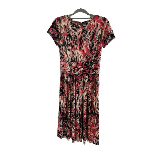 SPARROW Short Sleeve Multicolored Dress Size Medium Casual Work Church - Picture 2 of 5